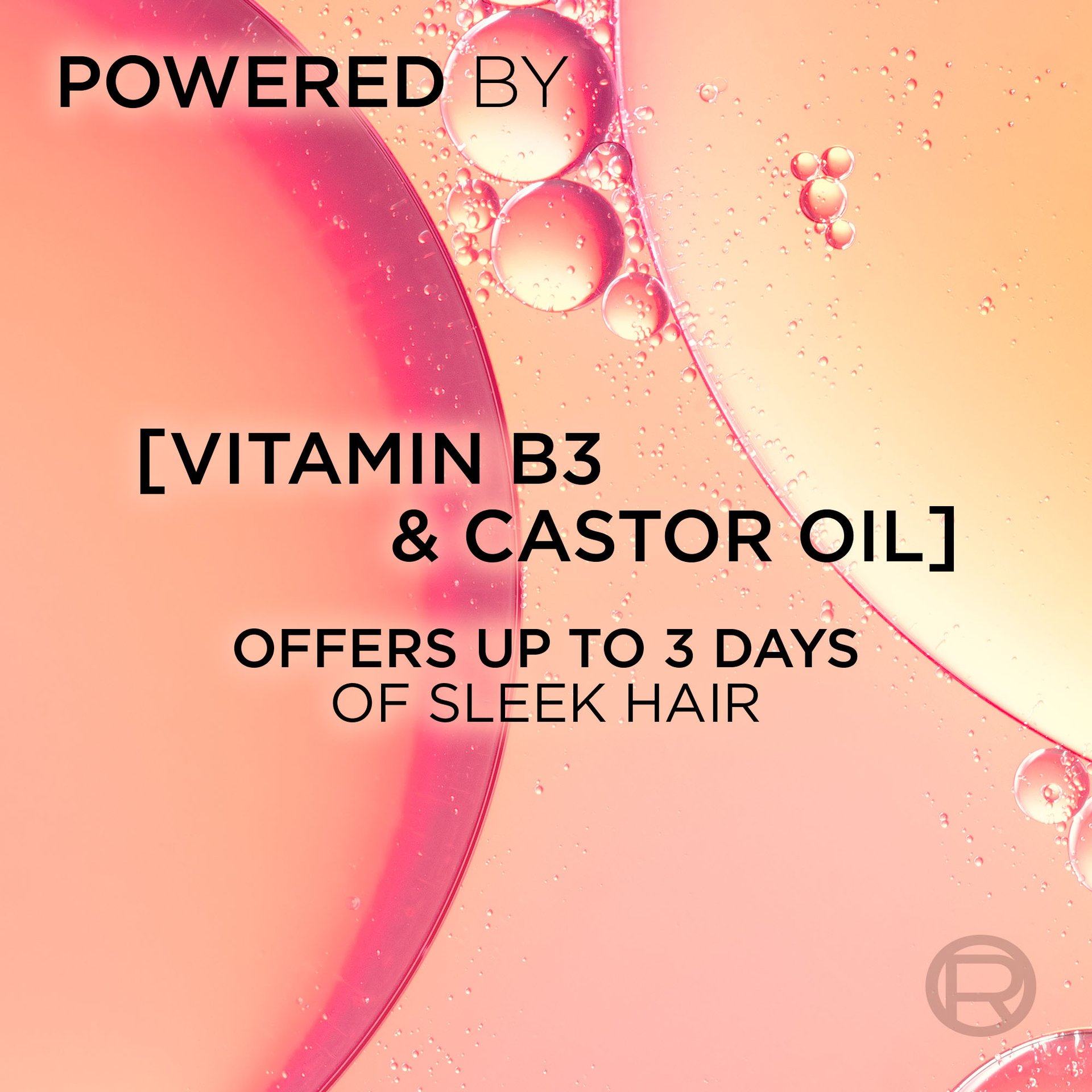 Vitamin E molecule with castor oil